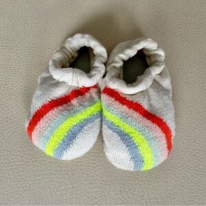 Meri Meri Organic Cotton Rainbow Baby Shoes